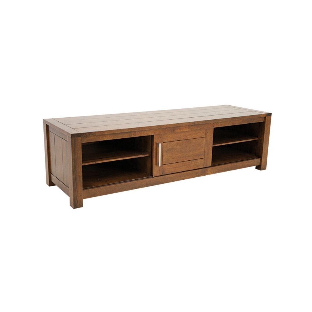 MD9020 TV Cabinet, Solid wood TV stand with sliding doors