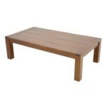 MD9027KD Low Table, 100% solid wood coffee table in a minimalist style, strong and durable