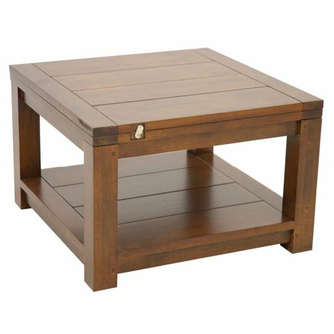 MD9028 Low Table, Solid wood coffee table with extendable function, warm style