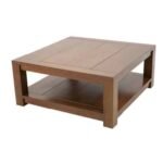 MD9029 Low Table, A minimalist style low table made of 100% solid wood, strong and durable