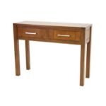 MD9035 Wood Console Table 2 Drawers, Solid wood console table with 2 drawers