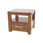 MD9041 Wood Bedside Table 1 Drawer, Solid wood bedside table with 1 drawer