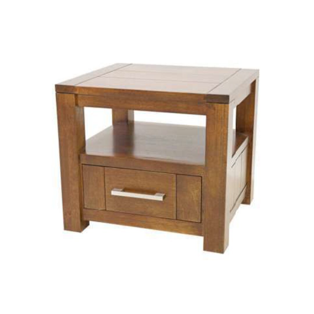 MD9041 Wood Bedside Table 1 Drawer, Solid wood bedside table with 1 drawer