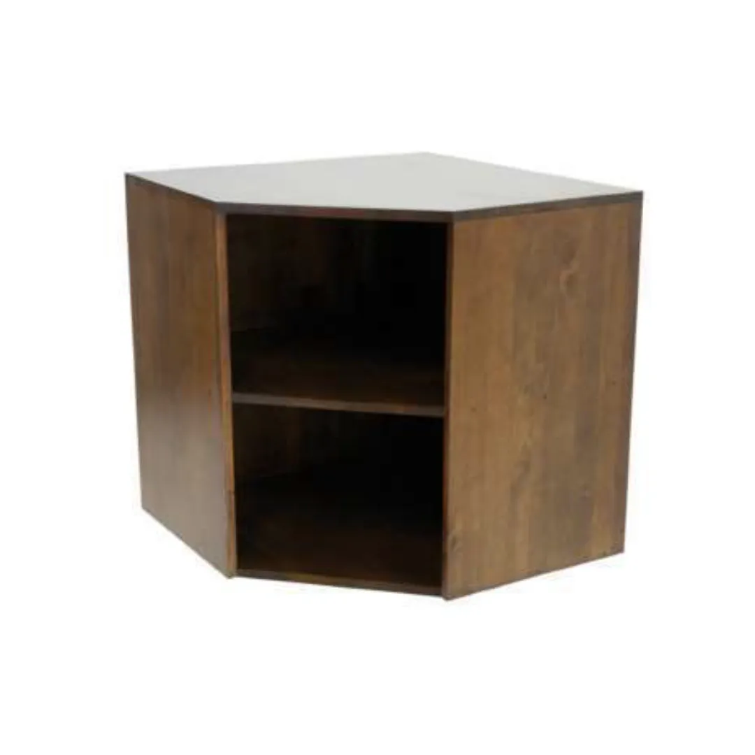 MD9056 Solid Wood Corner Wall Shelf, Solid wood corner wall shelf