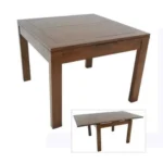 MD9058KD Extendable Dining Table, Solid Wood Extendable Dining Table (KD)