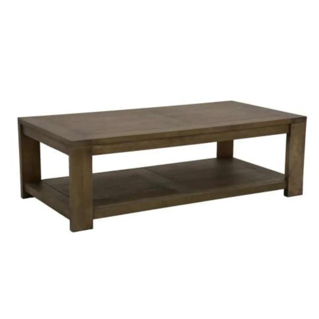 MD9059 Solid Wood Low Table, Minimalist style solid wood coffee table