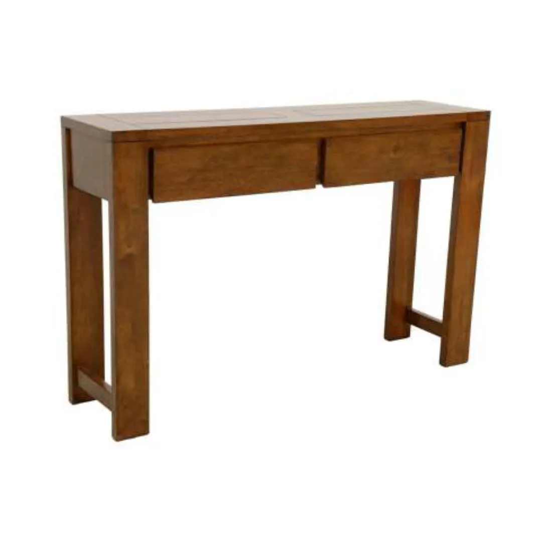 MD9063 Solid Wood Console Table, 2-drawer console table