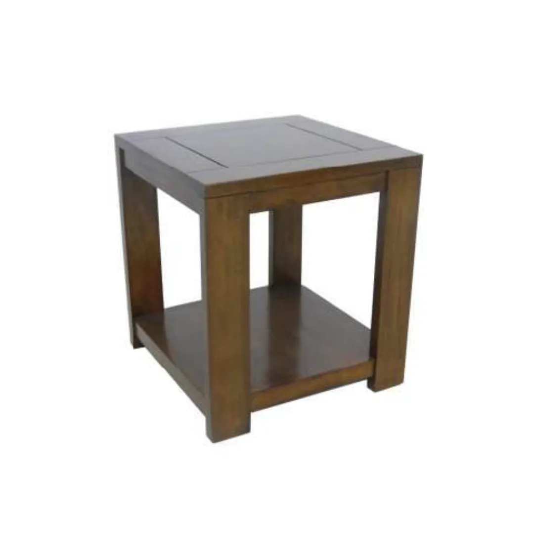 MD9065 Solid Wood Sofa Corner, Solid wood corner side table for sofa