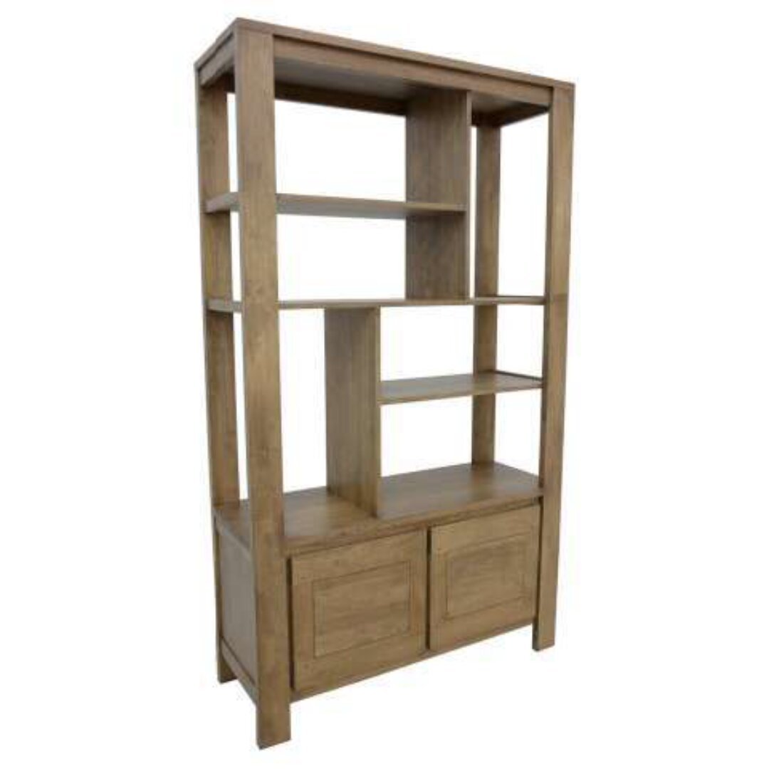MD9066 MD9066 Solid Wood Bookshelf, Two-Door Bookshelf