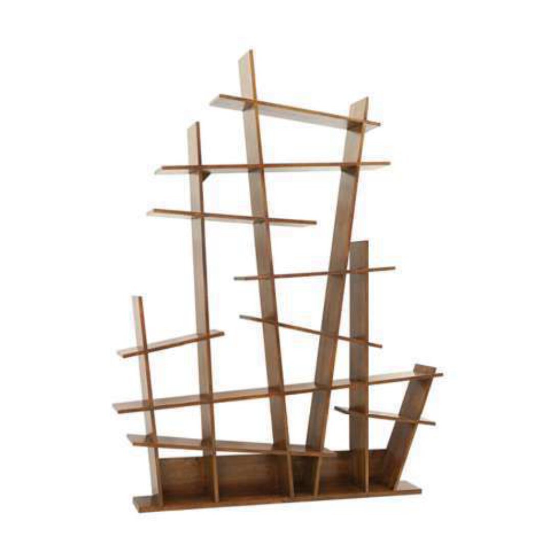 MD9082 Solid Wood Rack Shelf, Display and shelving unit made of real wood