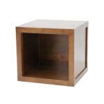 MD9089 Solid Wood Block & Side Table, Versatile Solid Wood Block Table