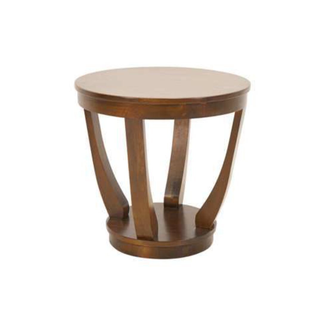 MD9091 Solid Wood Accent Table, A square side table made of real wood, with a simple and elegant design