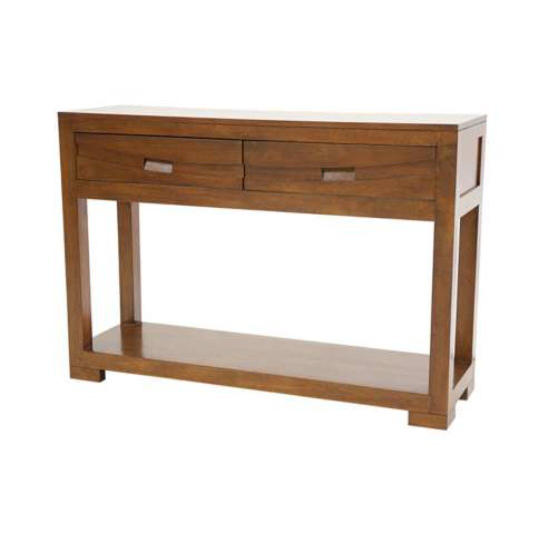 MD9106 Solid Wood Console Table 2 Drawers, Solid wood console table with 2 drawers
