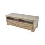 MD9107 Solid Wood TV Cabinet 3 Drawers, 130 cm Solid Wood TV Cabinet, view 6