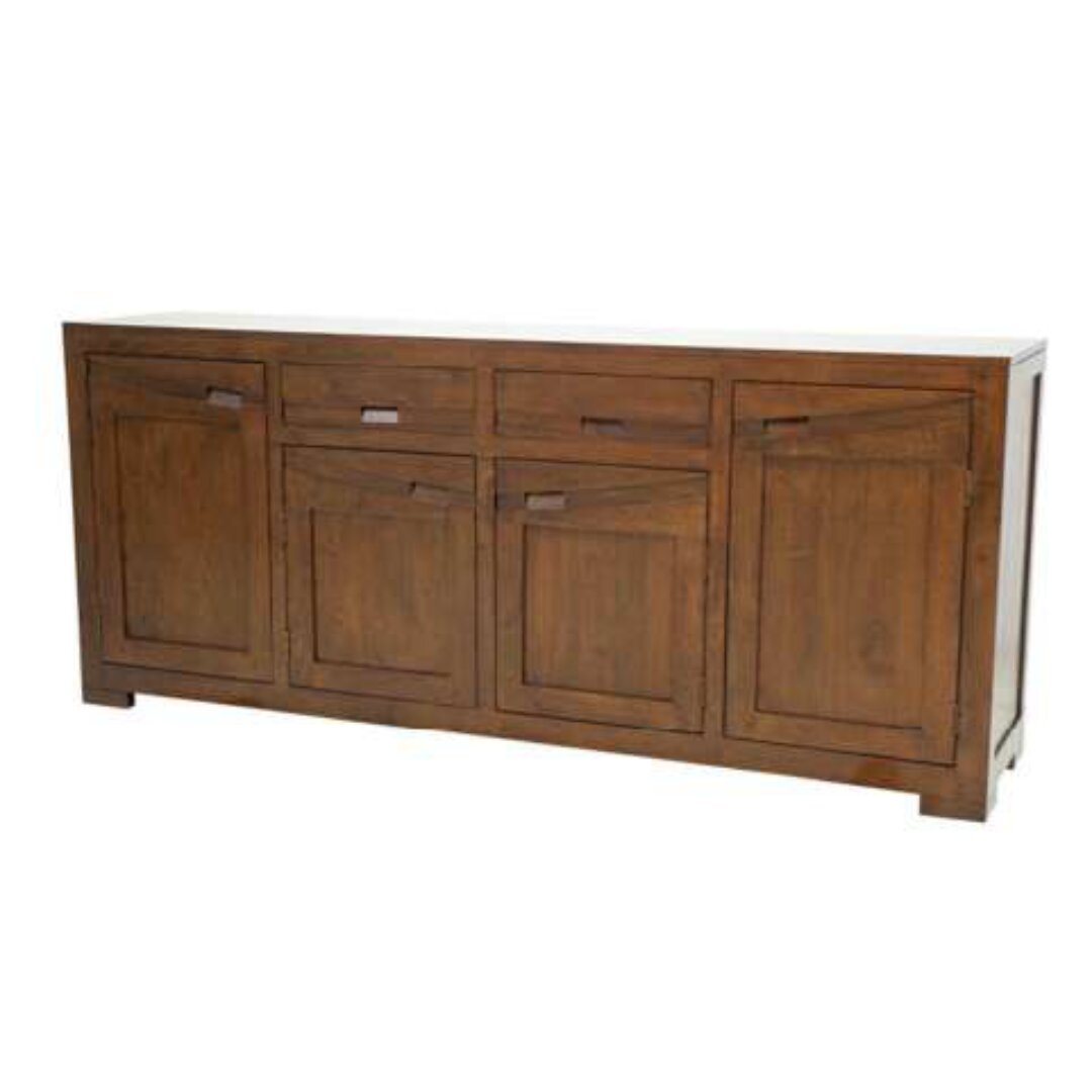 MD9110 Solid Wood Sideboard 4 Doors 2 Drawers, 200 cm long solid wood sideboard