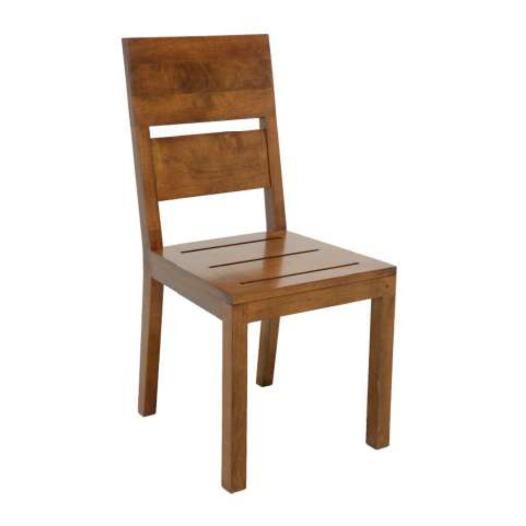 MD9131 Chair, Minimalist style chair made of real wood, with a high backrest, comfortable to sit on, and durable