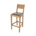 MD9137-1 Bar Stool, High, solid wood bar stool with a seat height of 70 cm