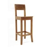 MD9140 Bar Stool, High, solid wood bar stool with a seat height of 72 cm