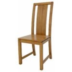 MD9149 Chair, Solid wood high-back dining chair with a classic design