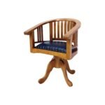 MD9163 Moving Armchair, Solid wood armchair with soft foam cushion