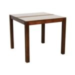 MD9177KD Dining Table, Square Solid Wood Dining Table