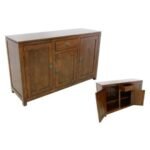 MD9186 Sideboard "HK", Solid wood sideboard with 3 doors and 1 drawer