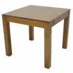 MD9191KD Extendable Dining Table, Solid wood dining table with extendable length (85-147 cm)