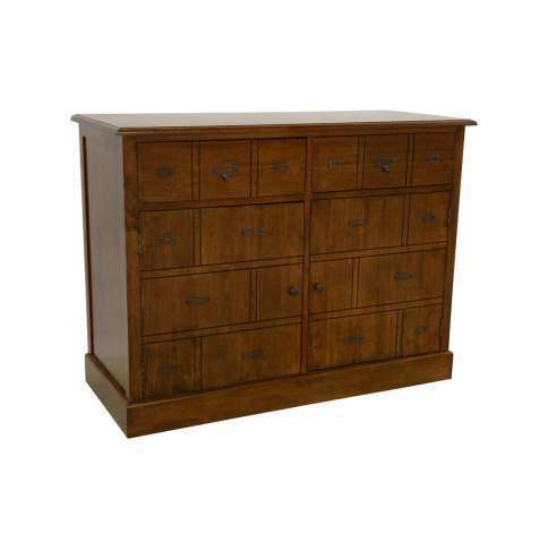 MD9200 Wooden Buffet Cabinet, Solid wood counter cabinet with 2 drawers and 2 doors