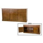 MD9201 Wooden Buffet Cabinet, Solid wood counter cabinet with 3 drawers and 3 doors