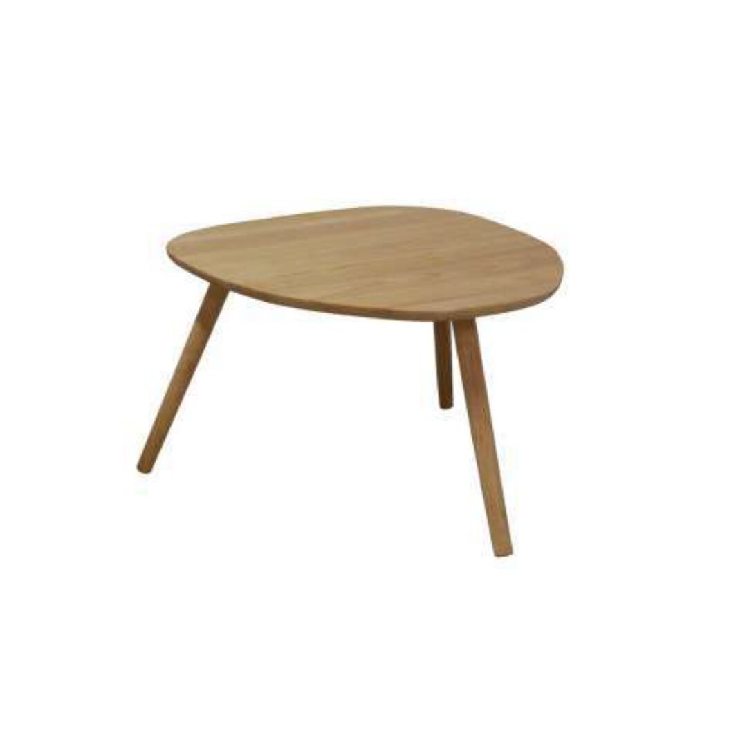 MD9211KD Oval Low Table, Solid wood coffee table with oval shape