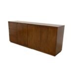 MD9230 Sideboard 3 Drawers 3 Doors, Extra Large 220 cm Solid Wood Sideboard with 3 Drawers and 3 Doors