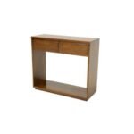 MD9237 Console Table 2 Drawers, A compact, minimalist console table made of solid wood with two drawers
