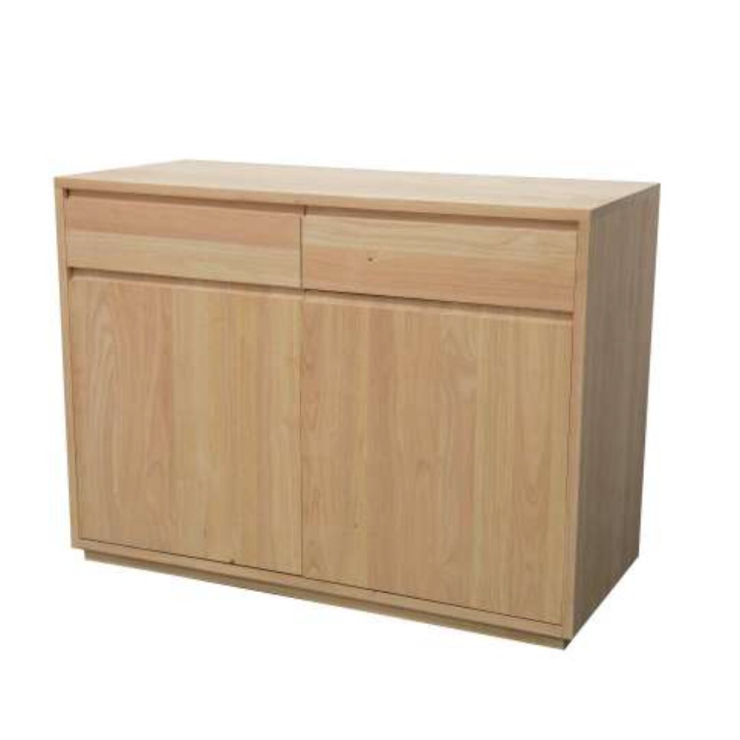 MD9245 Sideboard, Solid wood sideboard with 2 drawers and 2 doors