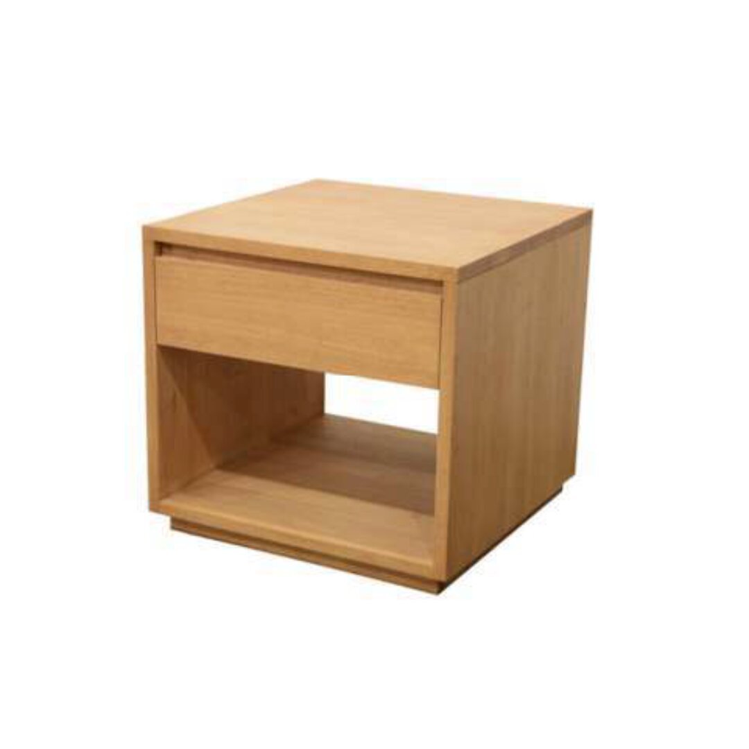 MD9253 Wooden Sofa Corner Table with 1 Drawer, Solid wood sofa corner table with 1 drawer