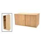 MD9255 2-Door Wooden Cabinet, Solid wood storage cabinet with 2 doors