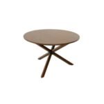 MD9268KD Round Dining Table, 120 cm diameter, solid wood