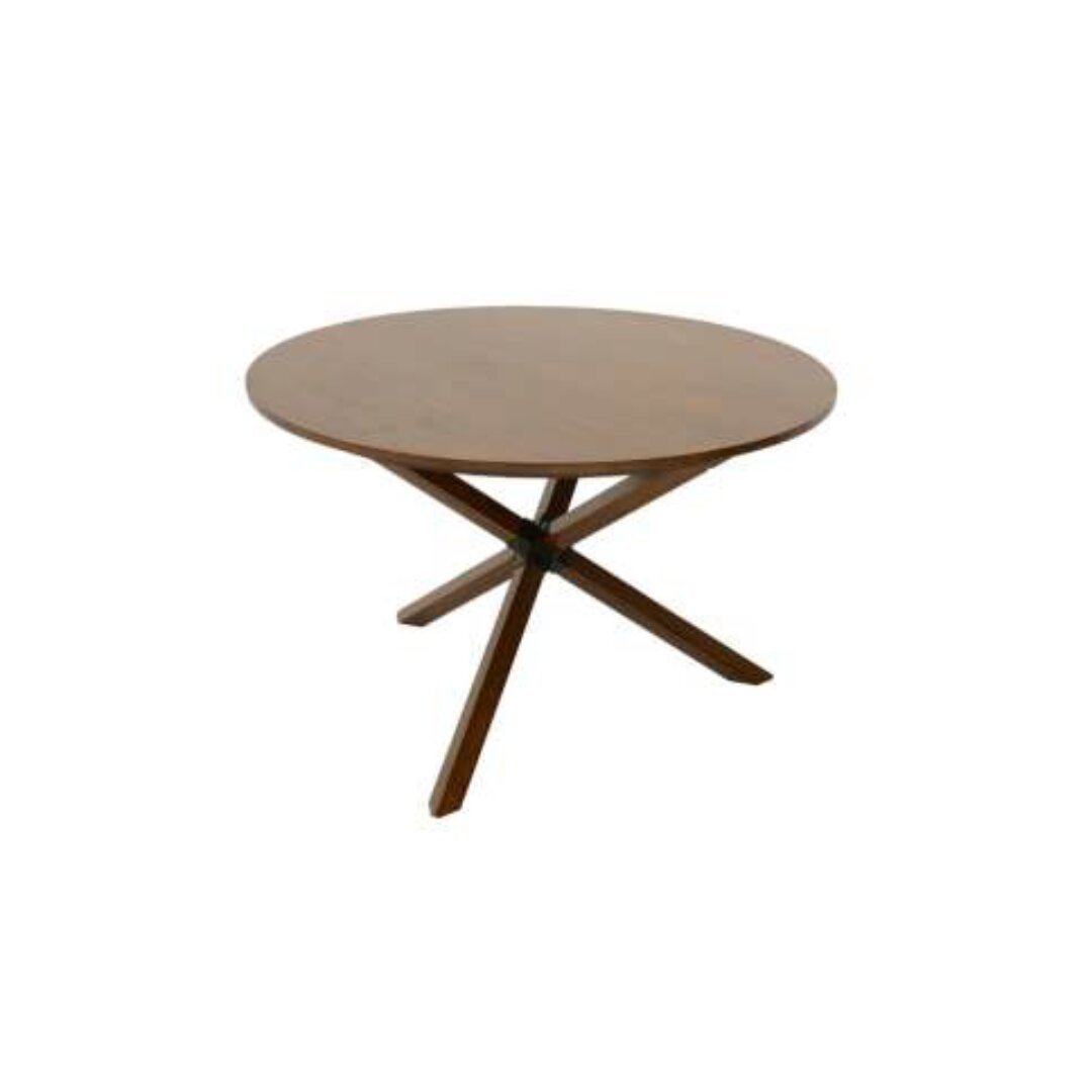 MD9268KD Round Dining Table, 120 cm diameter, solid wood