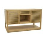 MD9284-1 Sink Counter, 1.5 meter solid wood sink counter with 2 doors and 1 drawer