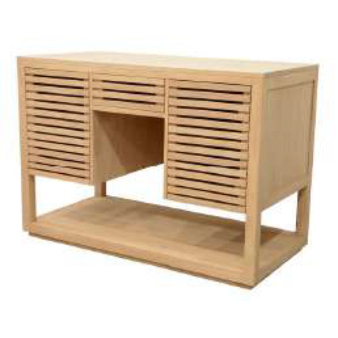 MD9284 Kitchen Counter, 120 cm multi-purpose solid wood kitchen counter