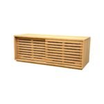 MD9294 TV Cabinet, 120 cm, Solid Wood, 2 Sliding Doors