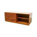 MD9294 TV Cabinet, 120 cm, Solid Wood, 2 Sliding Doors, view 6