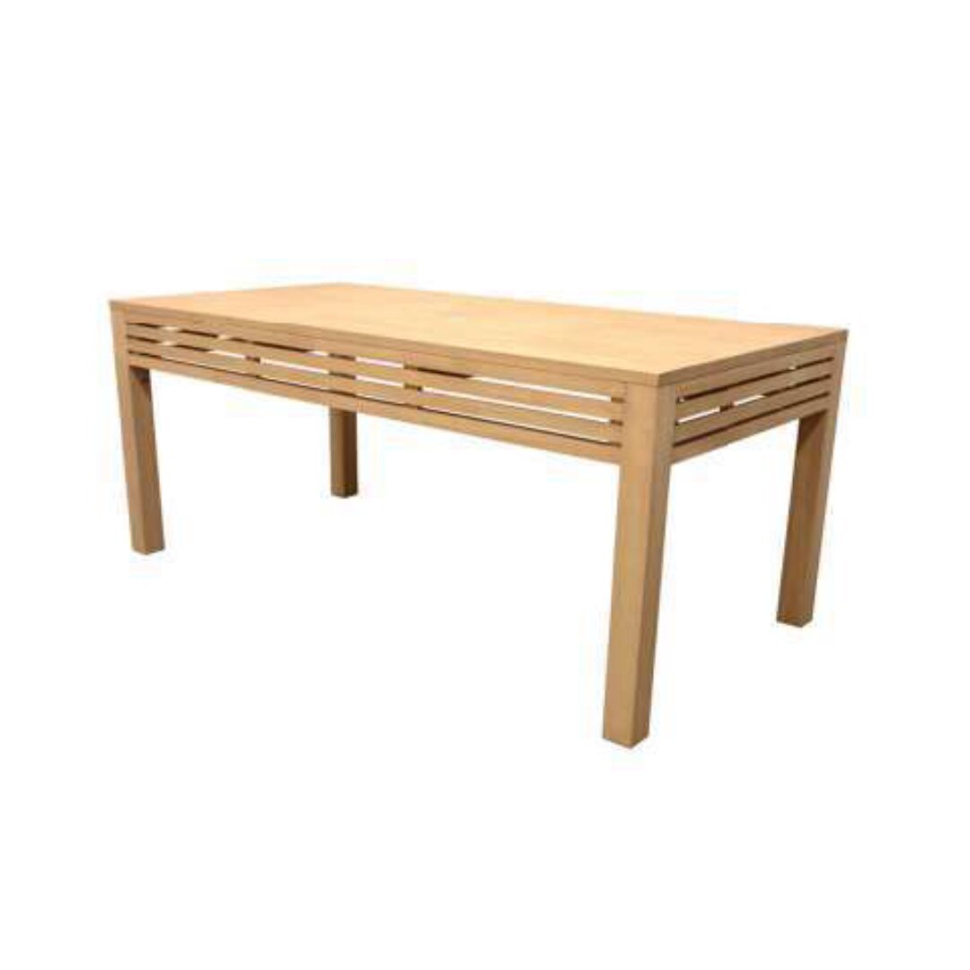 MD9302KD Solid Wood Dining Table (180cm), Easy Assembly