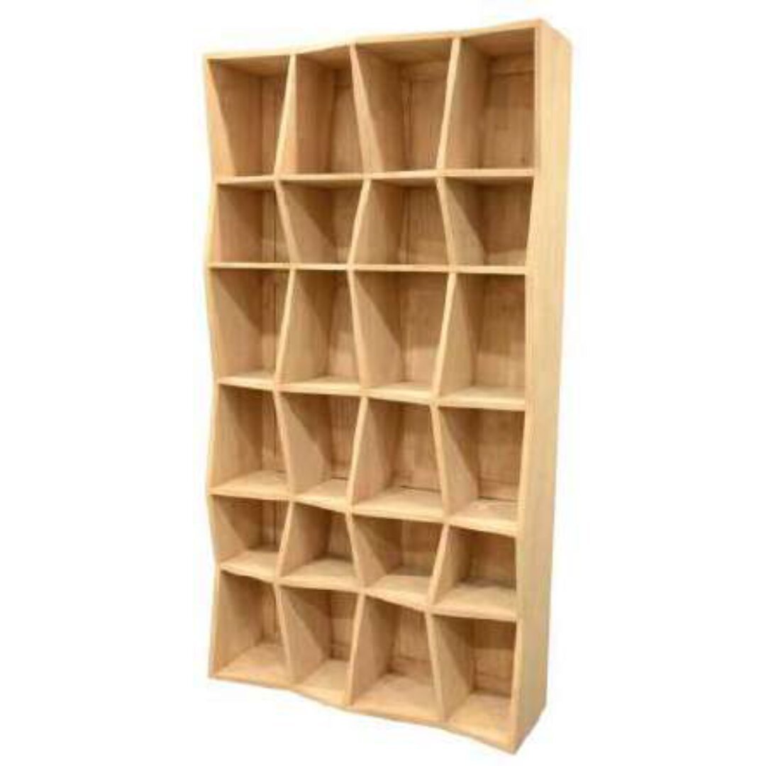 MD9315-1 Eco-Friendly Solid Wood Tall Bookshelf (100cm)