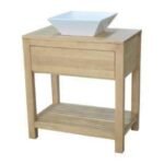 MD9332 Solid Wood Sink Cabinet with 1 Drawer (80cm)