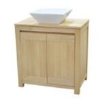 MD9333 Solid Wood Sink Cabinet with 2 Doors (80cm)