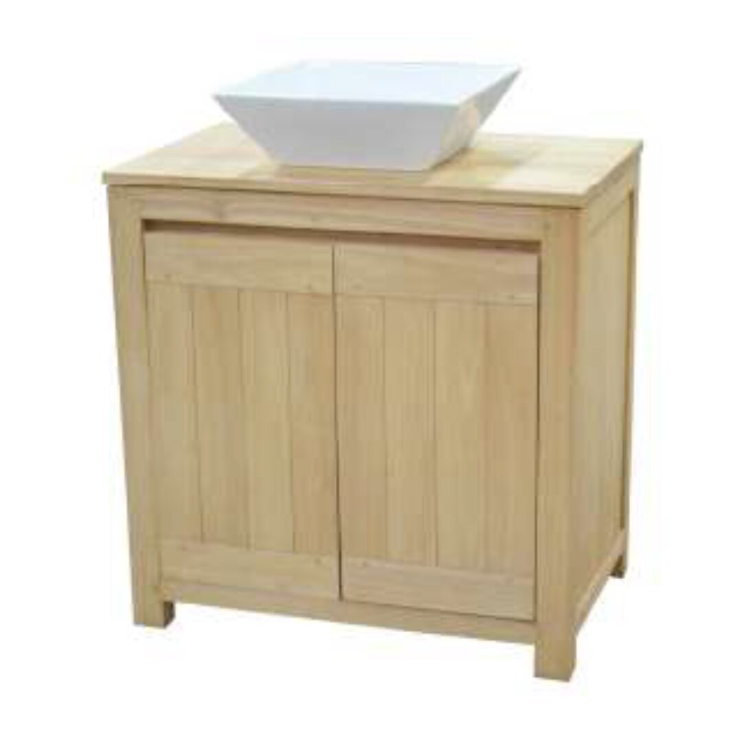 MD9333 Solid Wood Sink Cabinet with 2 Doors (80cm)