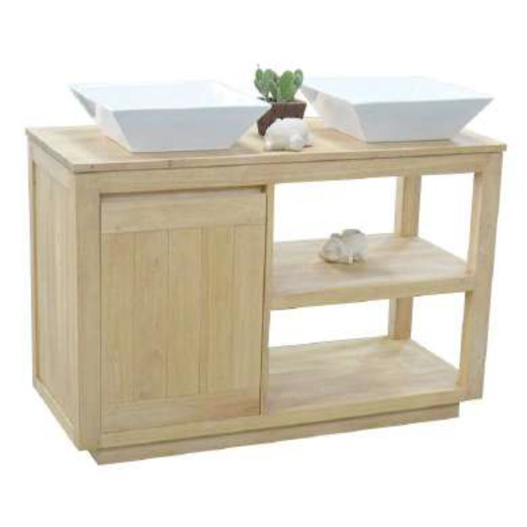 MD9334 Solid Wood Sink Cabinet with 1 Door (120cm)