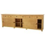 MD9335 Massive Solid Wood Sideboard with 6 Drawers & 3 Doors (305cm)