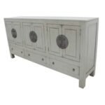 MD9340 Grand Oriental Chinese Cabinet with 6 Doors & 3 Drawers