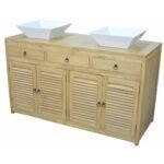 MD9346-1 Grand Solid Wood Bathroom Sink Counter